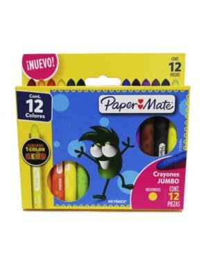 Caja de crayones Jumbo Paper Mate