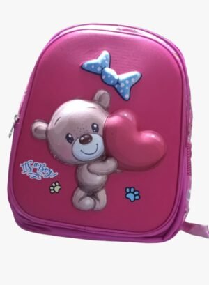 Mochila escolar Osito Corazón