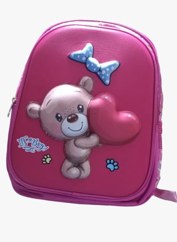 Mochila escolar Osito Corazón