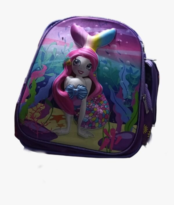 Mochila Escolar Sirena Morada