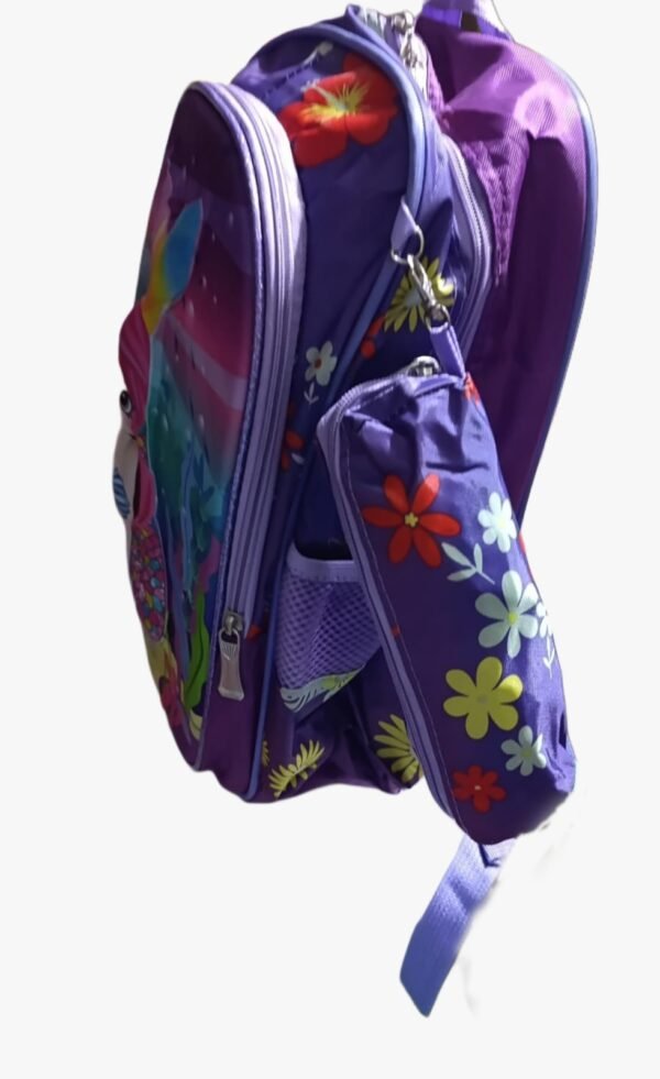 Mochila Escolar Sirena Morada