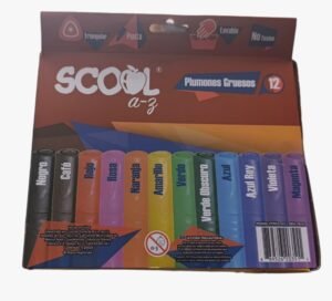 Plumones Gruesos SCOOL a-z