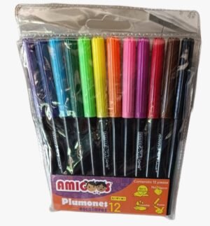 Plumones escolares Amigoos